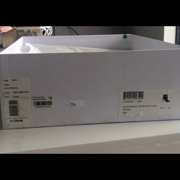 Christian DIOR Black Leather Amazing Boots,9.5 - Picture 6 of 10